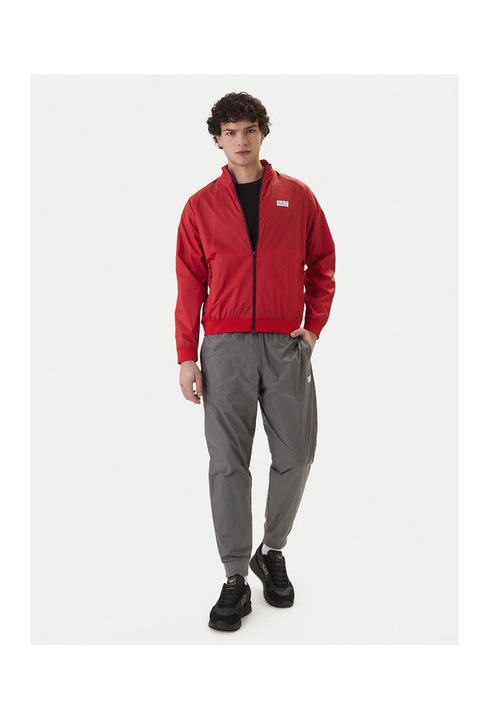 Treninguri lifestyle barbati, EA7, fermoar, rosu, poliamida, 3XL INTL