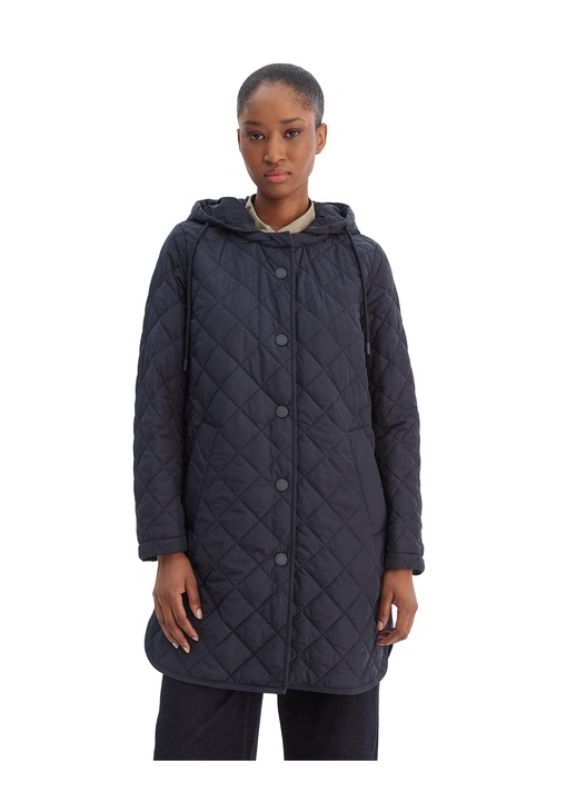 Geaca dama, Weekend Max Mara, bleumarin, poliester, maneca lunga, 42 EU