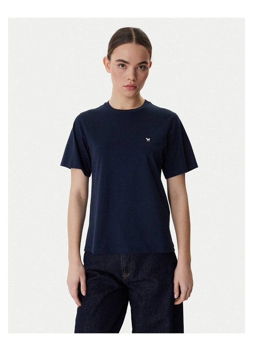 Tricou dama, Weekend Max Mara, Bumbac, Bleumarin, XL INTL