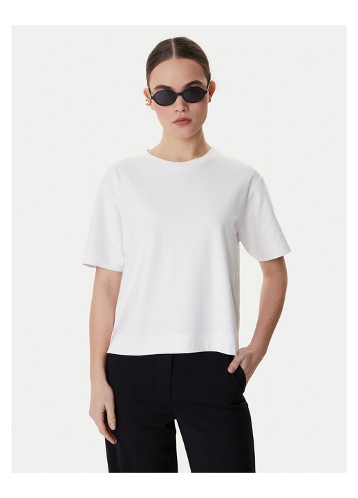 Tricou Weekend Max Mara, bumbac, alb