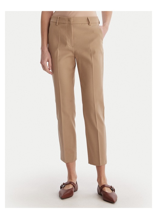 Pantaloni dama, Weekend Max Mara, bumbac, Bej