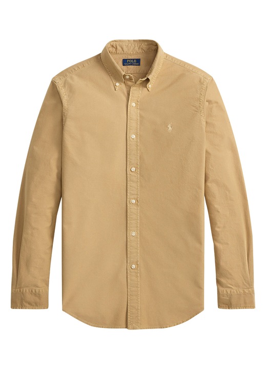 Camasa barbati, Polo Ralph Lauren, bumbac, bej, XL INTL