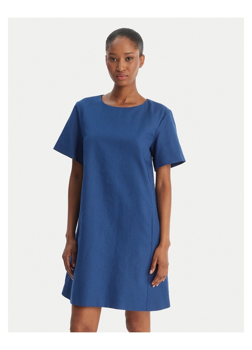 Rochie casual din bumbac Weekend Max Mara, Albastru