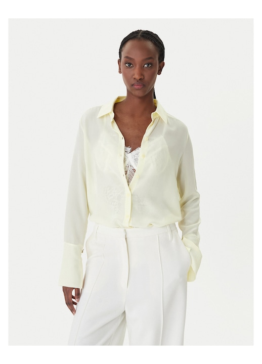 Camasa dama Patrizia Pepe galben, Galben