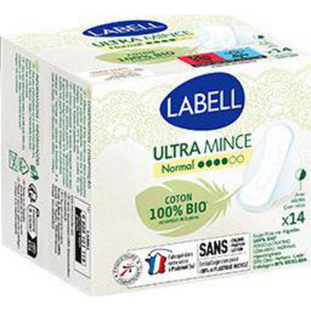 Absorbante menstruatie LABELL BIO ultra mince 14 buc - eMAG.ro