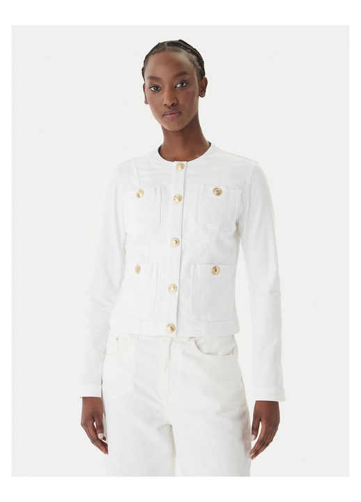 Geaca de blugi liu jo, Bumbac, EU, Alb