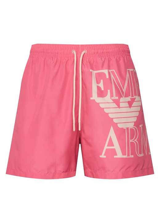 Costume de baie barbati, Emporio Armani, roz, poliester, set