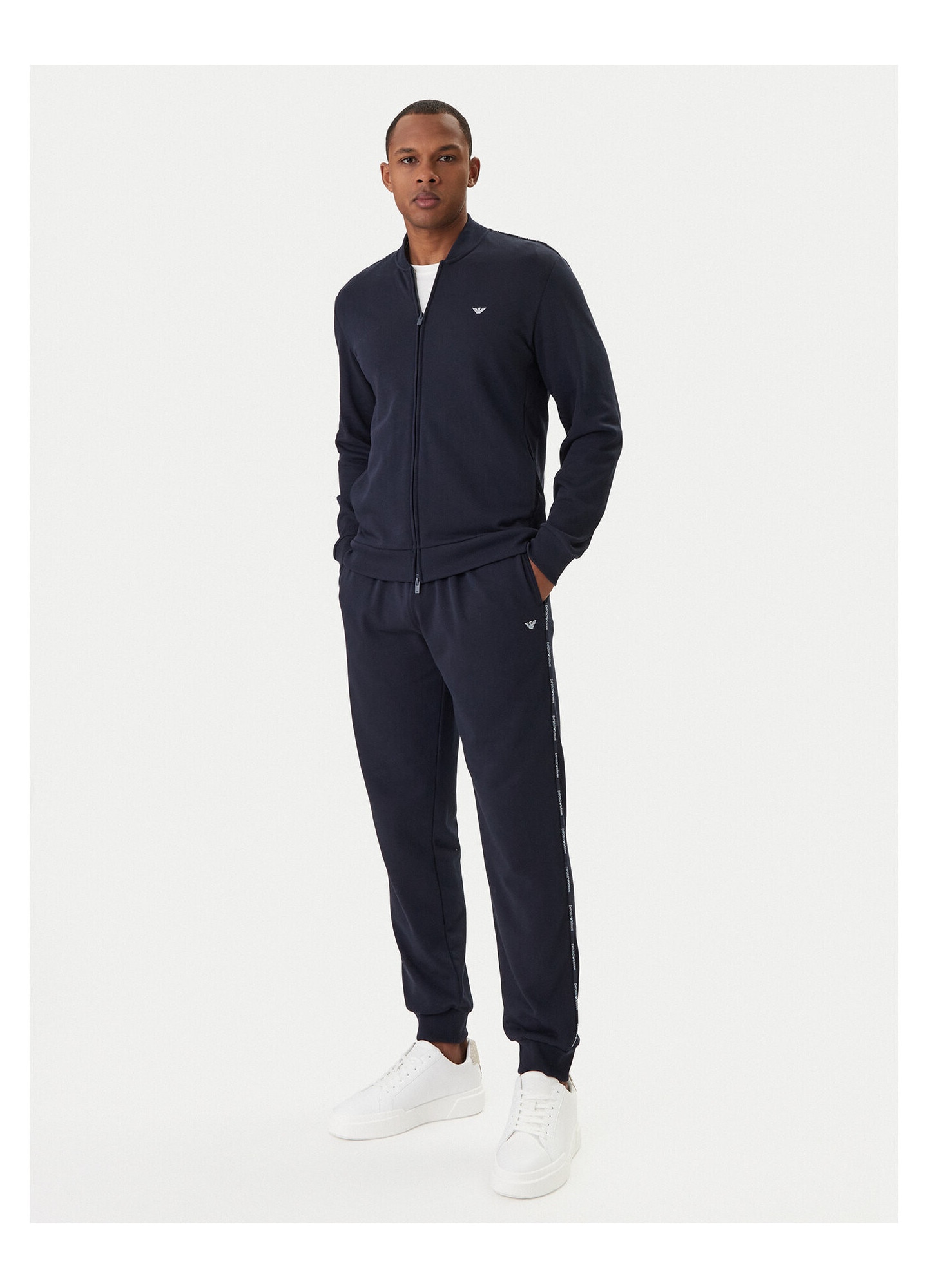 Trening lifestyle barbati, Sergio Tacchini, Poliester, Alb, L INTL