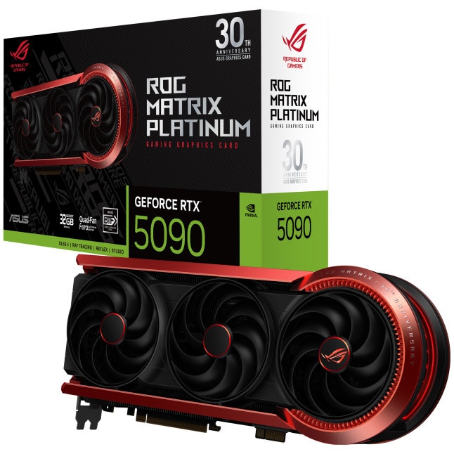 Placa video ASUS ROG Matrix Platinum GeForce RTX™ 5090 - ASUS 30th