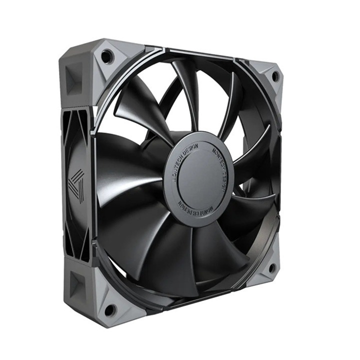 Ventilator PC 120x120x28mm, Montech E28, PWM, Negru