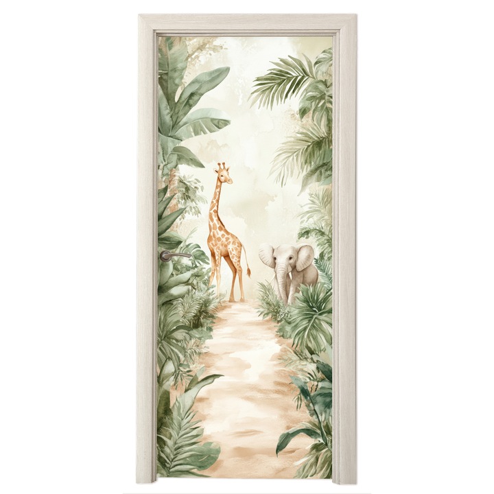 Fototapet Autoadeziv Pentru Usa, PVC, Decorative, Natur 95x215 cm