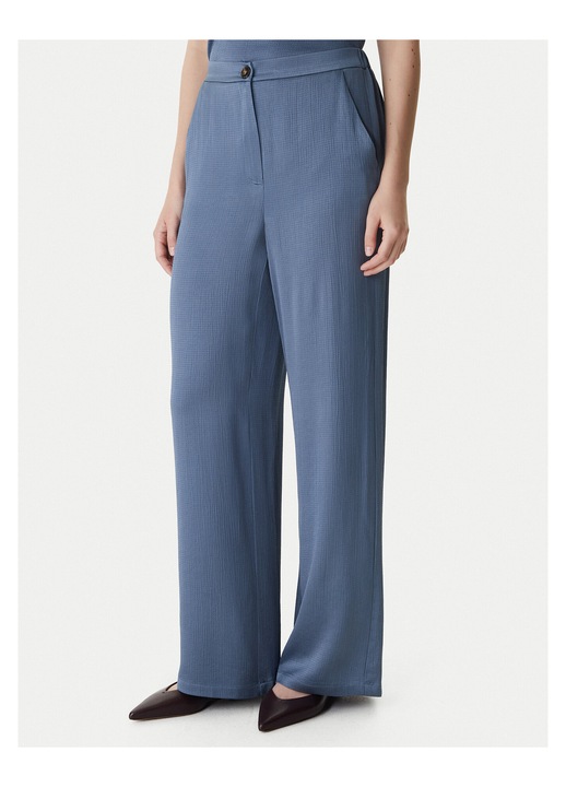 Pantaloni dama, Marella, acetat, bleumarin