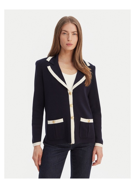 Cardigan dama, Luisa Spagnoli, lana, bleumarin, M INTL