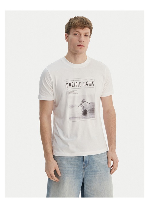 Tricou joop jeans alb, Alb