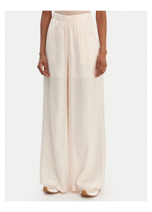 Pantaloni dama, Liu Jo, stofa, bej, 76% viscoza, 24% poliester, L INTL