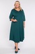 Rochie evazata verde inchis