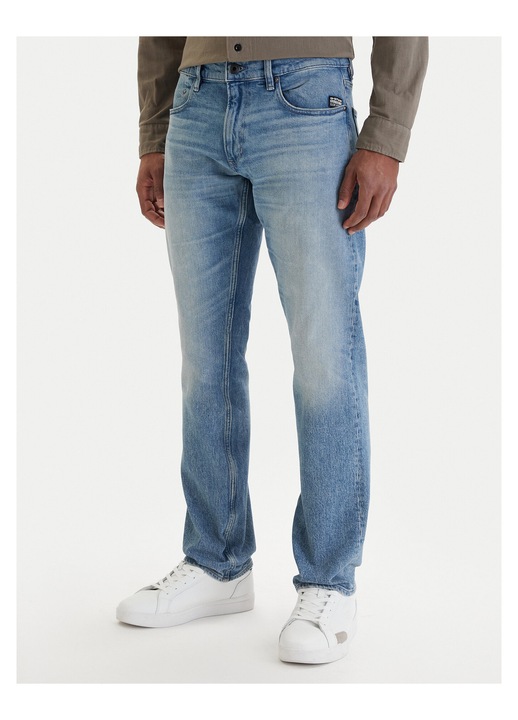Blugi barbati, G-Star Raw, fermoar, albastru, bumbac, W35-L34 US