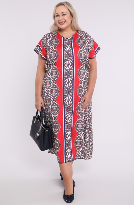 Rochie cu model rosu