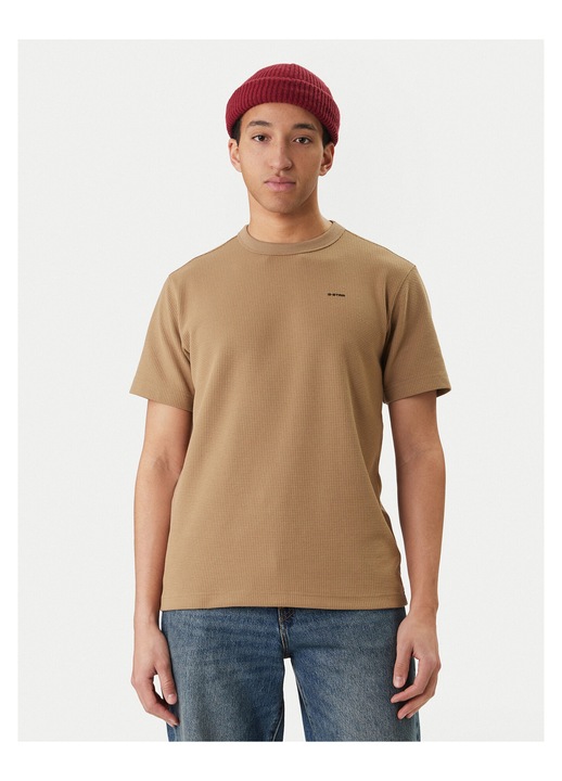 Tricou barbati, G STAR RAW, bumbac organic, bej