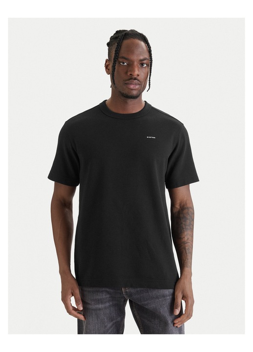 Tricou barbati, G-Star Raw, bumbac organic, negru, 2XL INTL