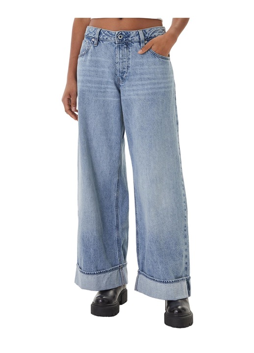 Blugi dama, G STAR RAW, bumbac, albastru deschis