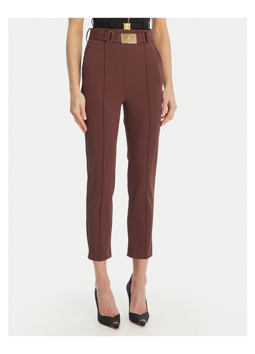 Pantaloni maro poliamida dama, Maro