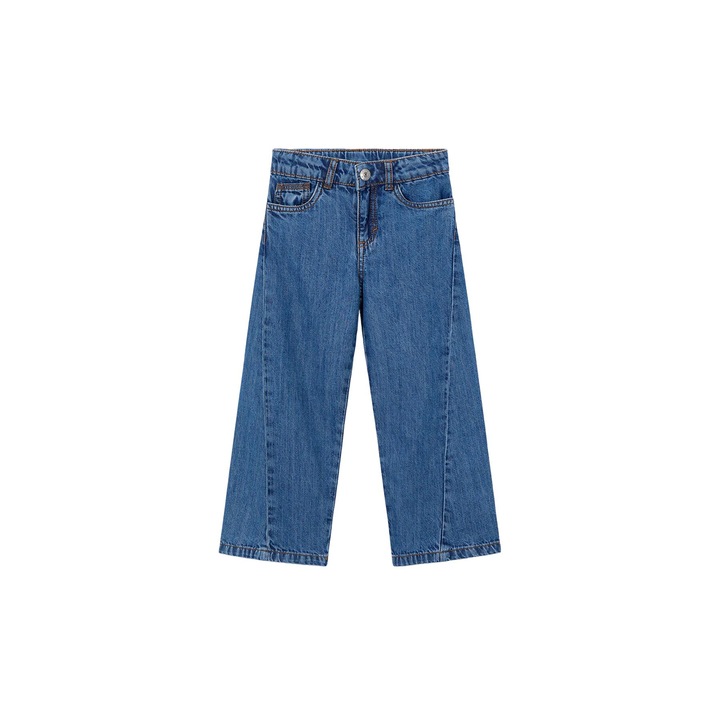 Blugi fete, Mayoral, talie inalta, bleumarin, bumbac/lyocell