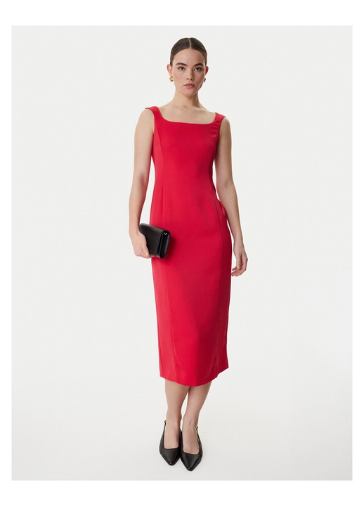 Rochie cocktail Femei, marella, Poliester, Rosu