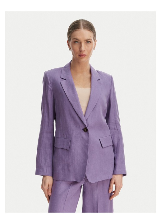 Sacou dama, Marella, violet, inchidere cu nasturi