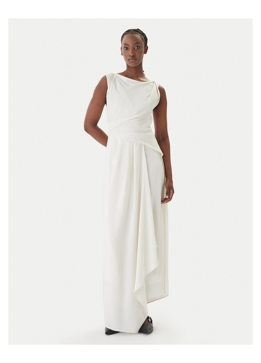 Rochie de seara, Eleh, alb, 60% acetat, 40% poliester