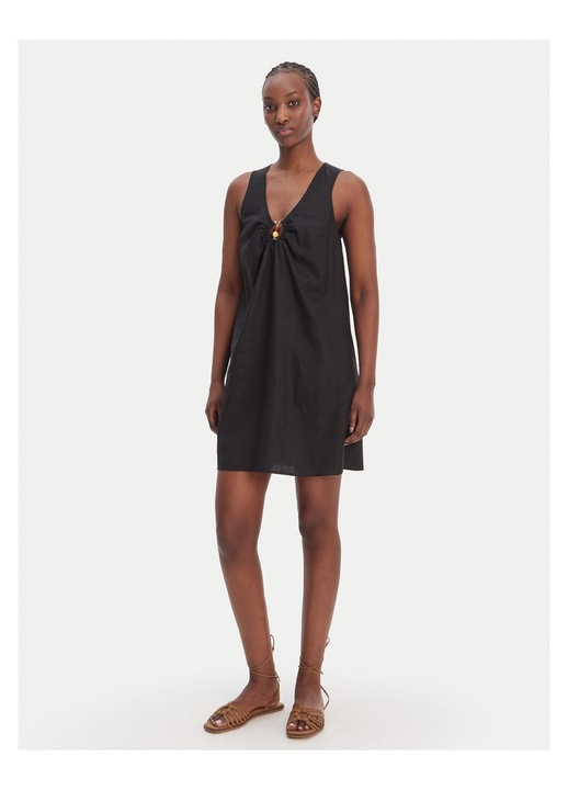 Rochie de vara pentru femei, seafolly, 55% in, 45% viscoza, Negru