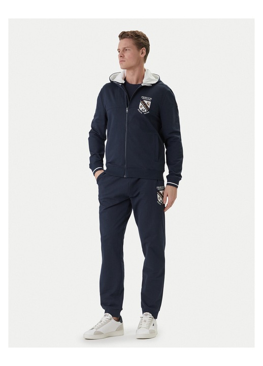 Trening lifestyle pentru barbati, Aeronautica Militare, bleumarin, bumbac, fermoar