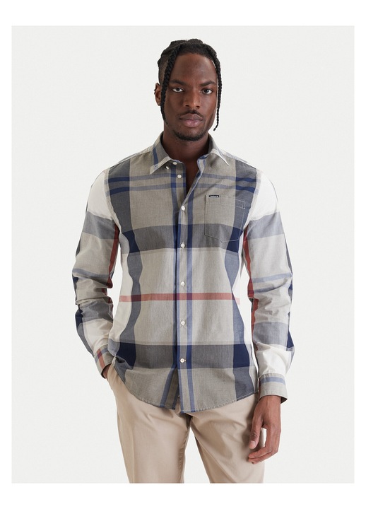 Camasa barbati, Barbour, carouri, bleumarin, bumbac