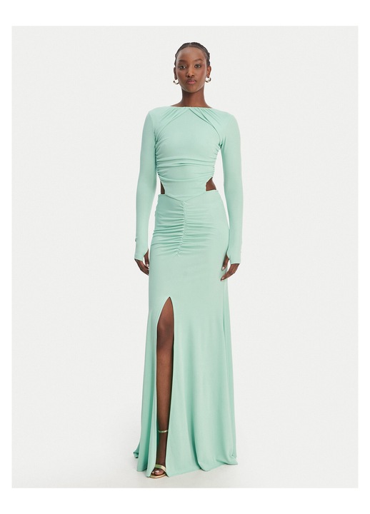 Rochie de seara, Just Cavalli, poliester, verde, fermoar, Verde