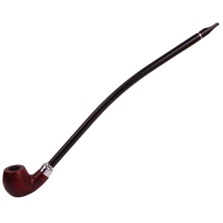 Pipa de tutun IZMAEL FT05717, design modern, mahon-negru, 40, 5 cm