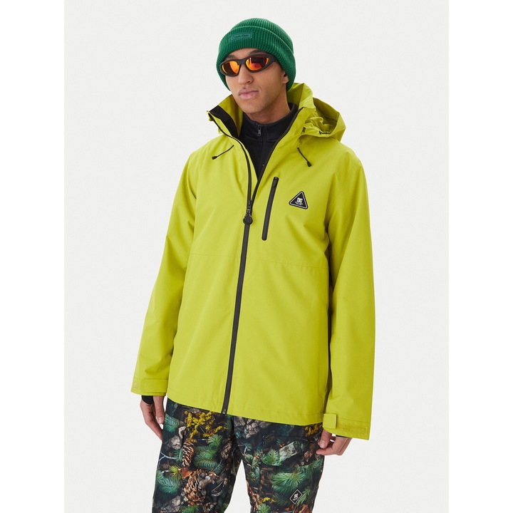 Geaca de snowboard barbati, DC Shoes, poliester reciclat, verde, S INTL