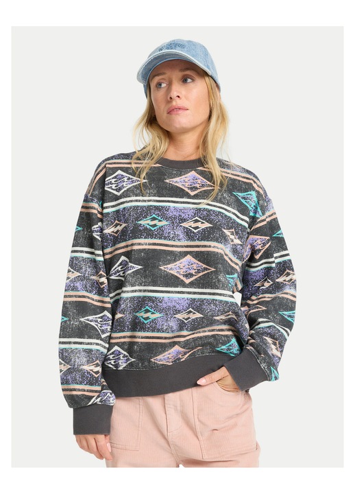 Hanorac dama, Billabong, bumbac, gri, 80% bumbac, 20% poliester
