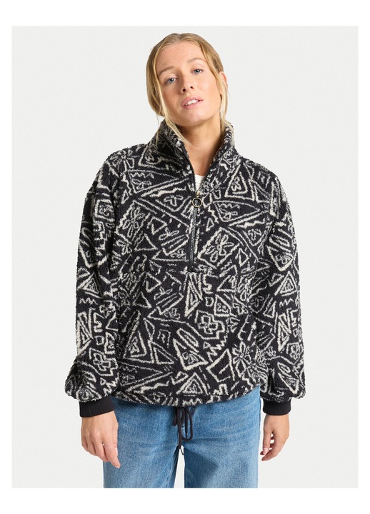 Polar femei, billabong, Poliester, XS-6, Negru, XS INTL