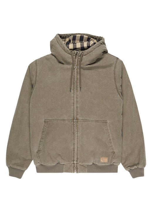 Geaca barbati, Element, de tranzitie, fermoar, bej, bumbac, Bej, L