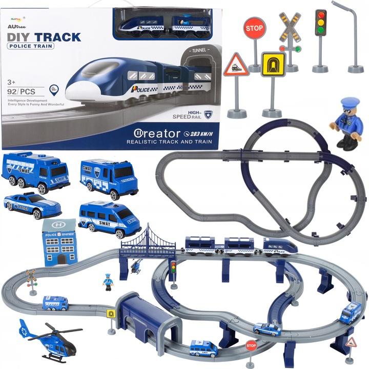Tren mare tren electric de politie Cars 92 el Malplay