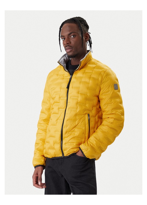 Geaca de puf barbati, Milestone, galben, poliamida, Galben, 58