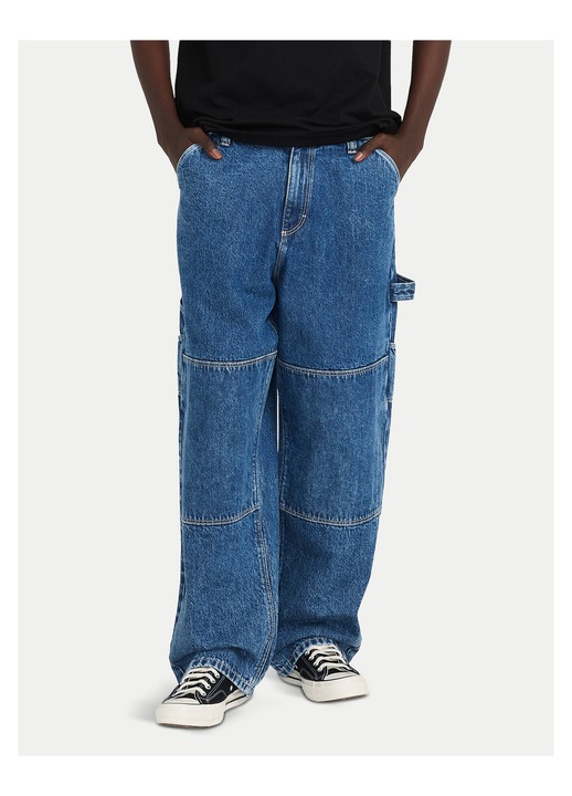 Blugi barbati, Element, bumbac, fermoar, albastru, 30 US