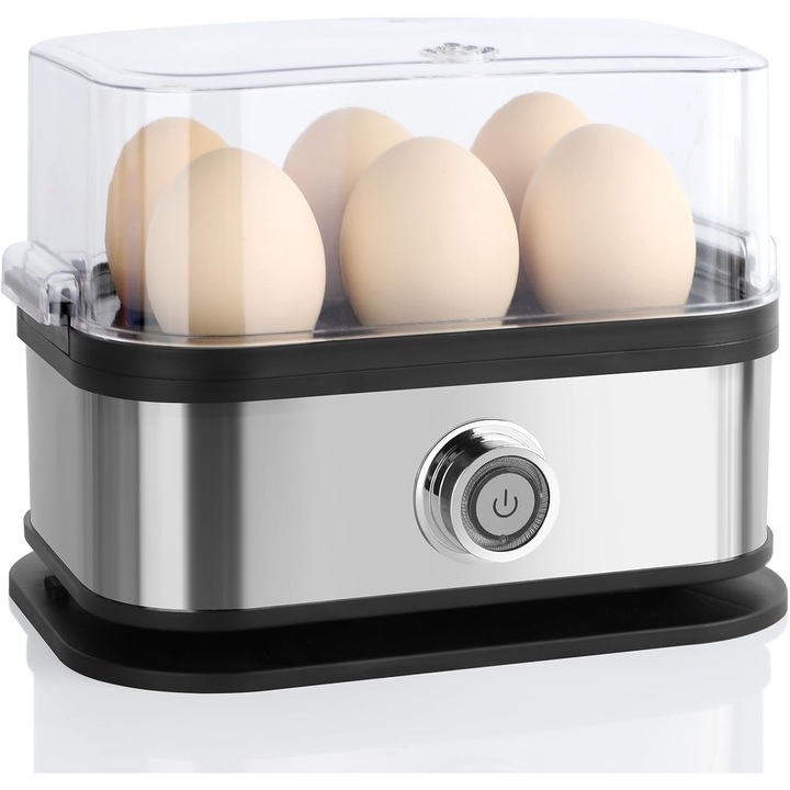 Tojásfőző, 6 tojáshoz, egyszerű főzés, gyors tisztítás