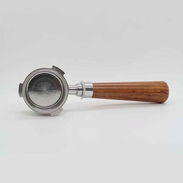 Set accesorii pentru cafea, 3 urechi, maner din otel inoxidabil, design detasabil, culoare lemn, dimensiuni variabile