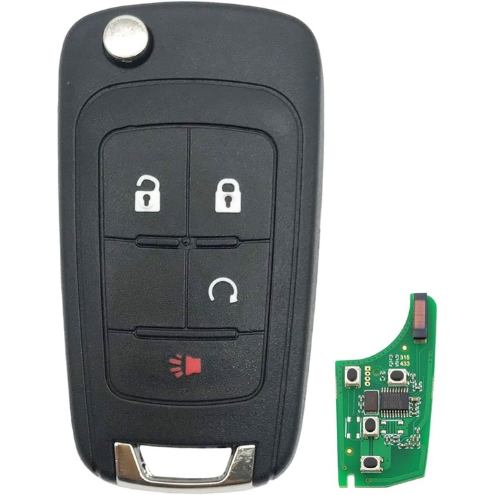 Cheie auto inteligenta MC-03, 4 butoane, accesorii electronice auto