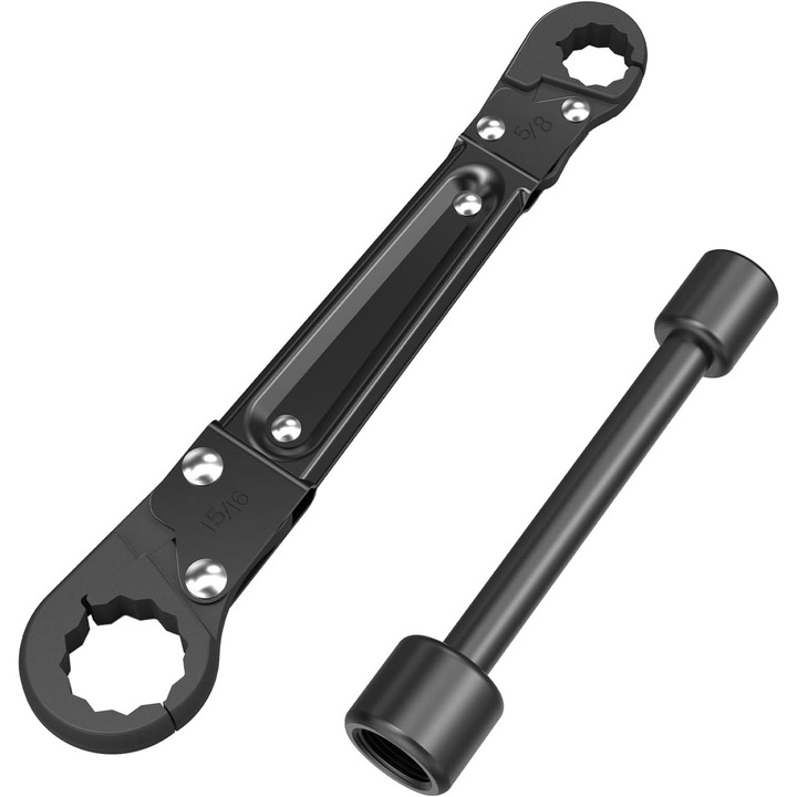 Set chei ajustabile pentru opritoare unghiulare, 15/16" si 5/8", din aliaj rezistent, design ergonomic