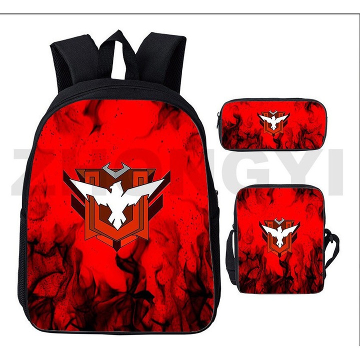 Focilabda mintás iskolatáska 27 - három részes szett