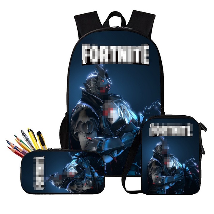 Focilabda mintás iskolatáska 44 - háromrészes szett