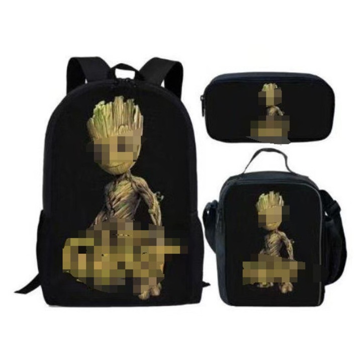 Focilabda mintás iskolatáska BK25 - háromrészes szett