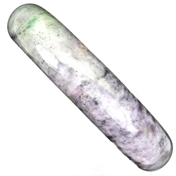 Bratara din jad natural, Songea, 326.5ct, 74x15mm, 17.6cm, pentru mana subtire